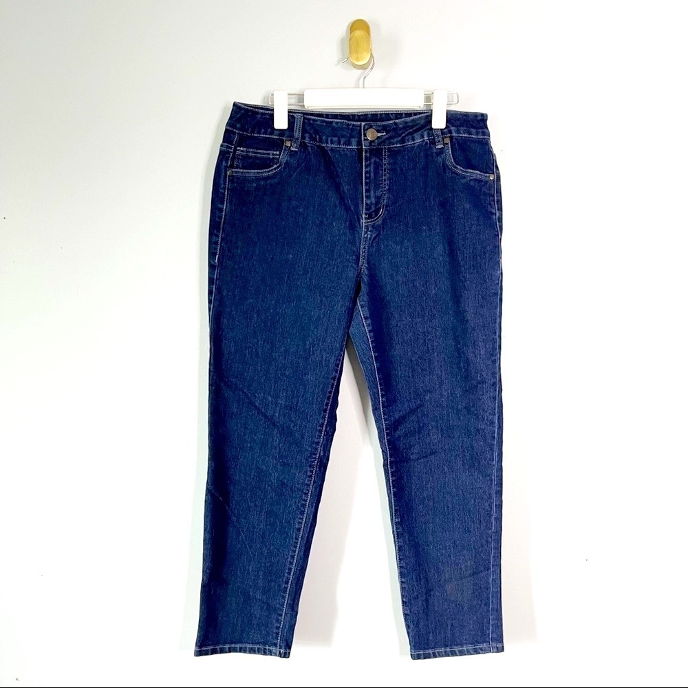 AVENUE | Medium Wash Skinny Jeans Sz 14P